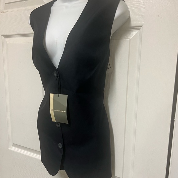 Linden Grey Black And Navy Button Vest Set - Picture 9 of 12